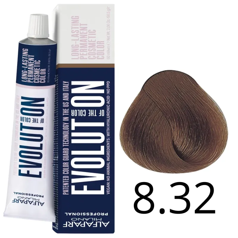kopia Alfaparf Milano Evolution of Color, farba do włosów nr 8.32 - 60ml