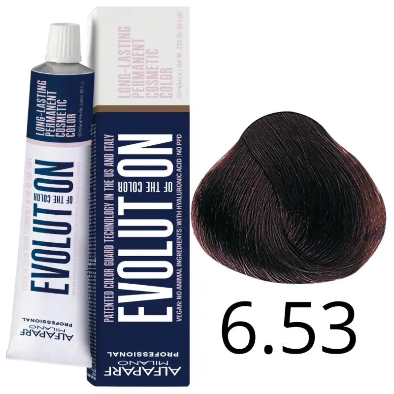 Alfaparf Milano Evolution of Color, farba do włosów nr 6.53 - 60ml