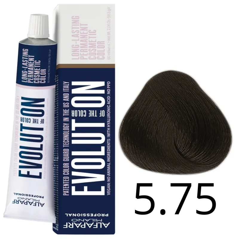 Alfaparf Milano Evolution of Color, farba do włosów nr 5.75 - 60ml
