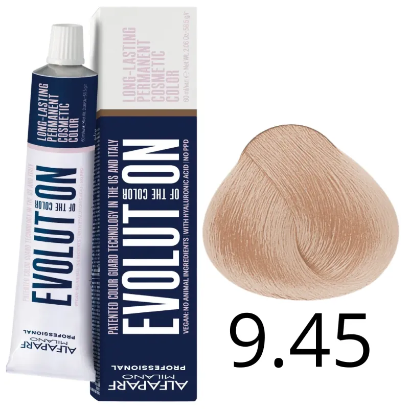 Alfaparf Milano Evolution of Color, farba do włosów nr 9.45 - 60ml