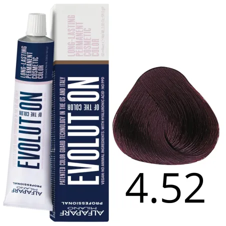 Alfaparf Milano Evolution of Color, farba do włosów nr  4.52 - 60ml
