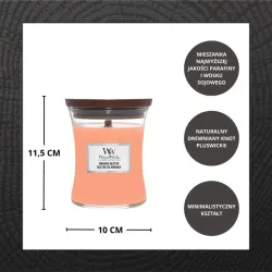 WOODWICK MANUKA NECTAR - Świeca średnia 275g
