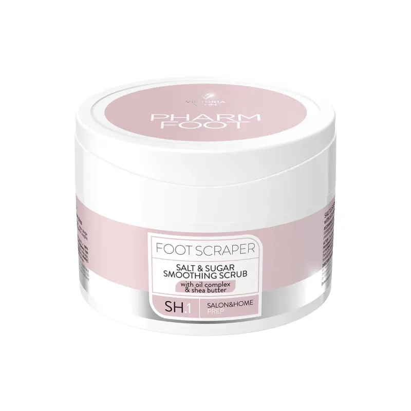 PHARM FOOT Foot Scraper - Wygładzający Peeling Solno-Cukrowy Do Stóp 200g
