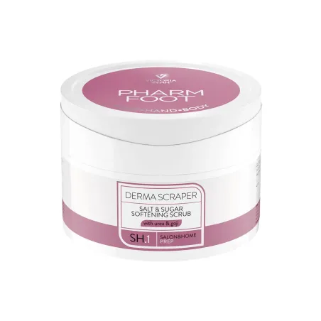 Pharm Foot DERMA SCRAPER - Peeling  Zmiękczający solno-cukrowy z mocznikiem200g