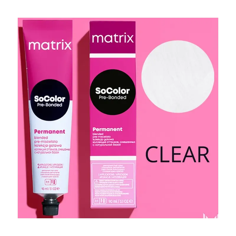 Matrix SoColor, farba do włosów z technologią Pre-Bonded, Clear, 90ml