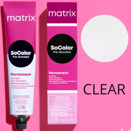 Matrix SoColor, farba do włosów z technologią Pre-Bonded, Clear, 90ml