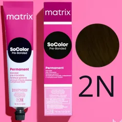 Matrix SoColor, farba do włosów z technologią Pre-Bonded, 2N, 90ml
