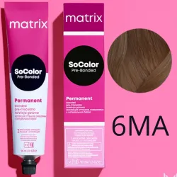 Matrix SoColor, farba do włosów z technologią Pre-Bonded, 6MA, 90ml