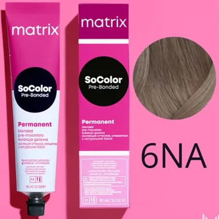 Matrix SoColor, farba do włosów z technologią Pre-Bonded, 6NA, 90ml