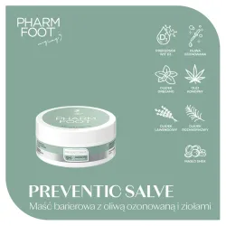 Pharm Foot PREVENTIC SALVE - Maść Barierowa Do Ciała Z Oliwą I Ziołami 75ml