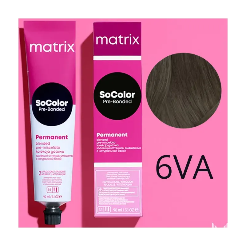 Matrix SoColor, farba do włosów z technologią Pre-Bonded, 6VA, 90ml