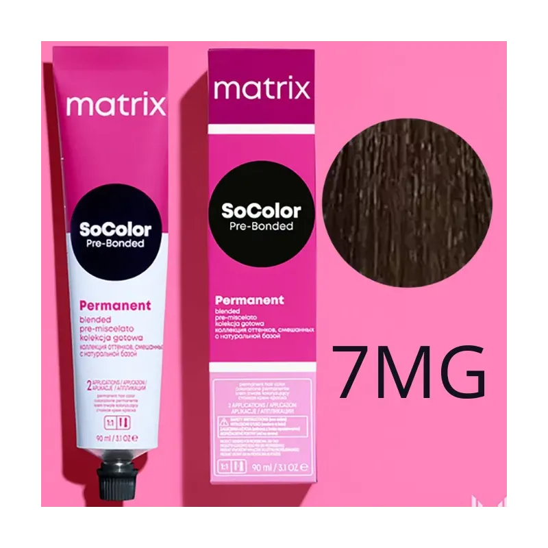 Matrix SoColor, farba do włosów z technologią Pre-Bonded, 7MG, 90ml