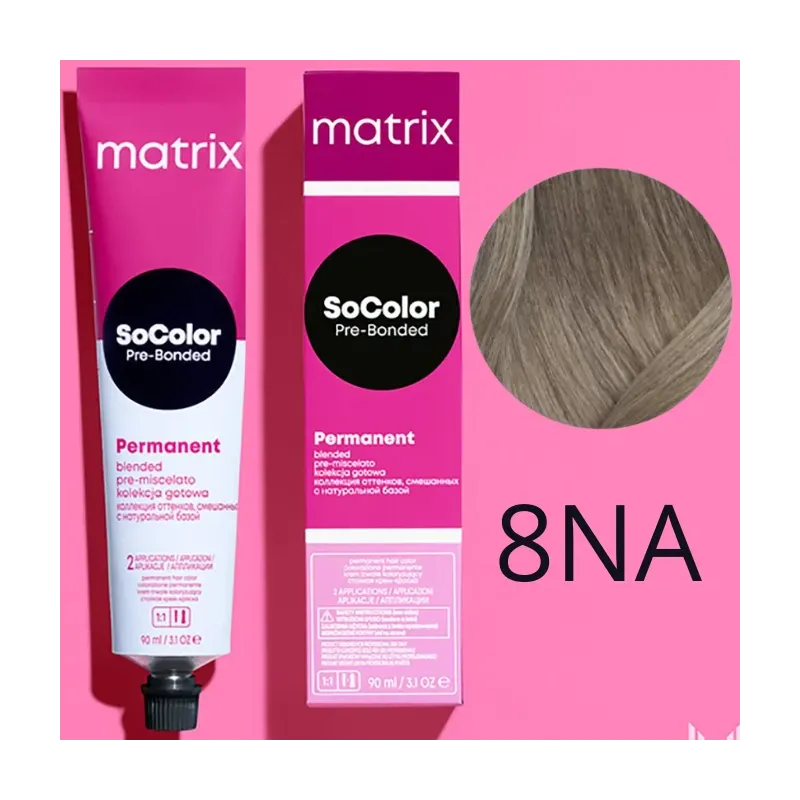 Matrix SoColor, farba do włosów z technologią Pre-Bonded, 8NA, 90ml
