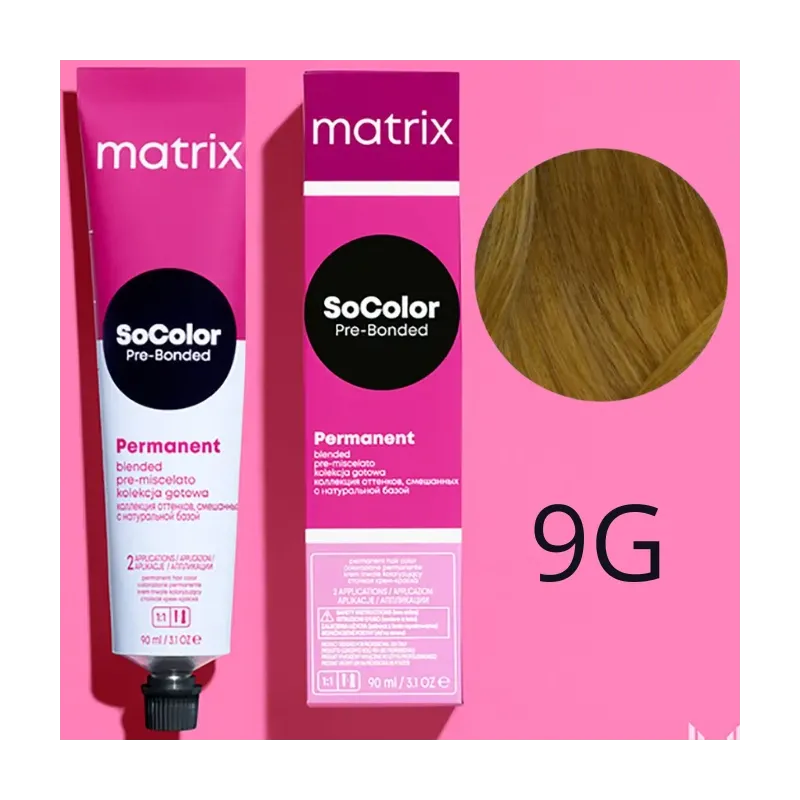 Matrix SoColor, farba do włosów z technologią Pre-Bonded, 9G, 90ml
