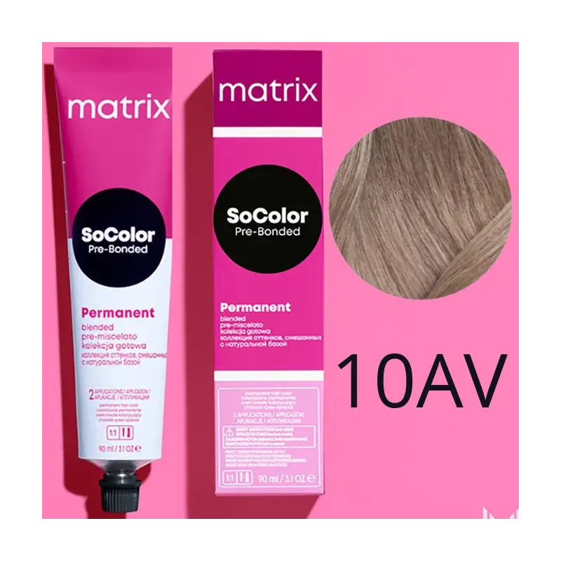 Matrix SoColor, farba do włosów z technologią Pre-Bonded, 10AV, 90ml