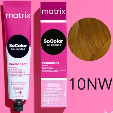 Matrix SoColor, farba do włosów z technologią Pre-Bonded, 10NW, 90ml