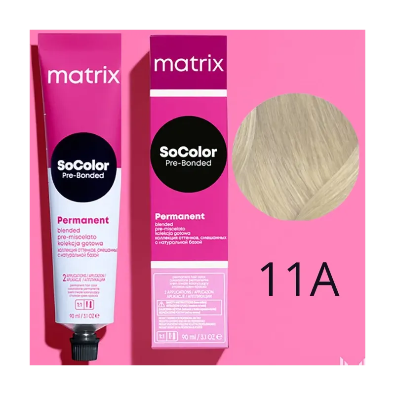 Matrix SoColor, farba do włosów z technologią Pre-Bonded, 11A, 90ml