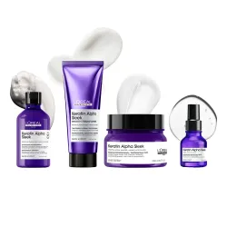 Loreal Keratin Alpha Sleek - Szampon wygładzający 300 ml