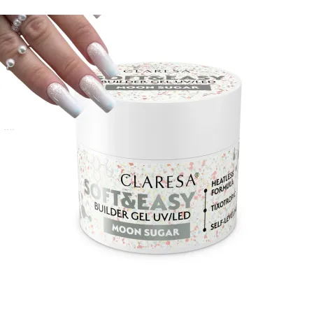 Claresa Żel Budujący SOFT&EASY Moon Sugar 45g