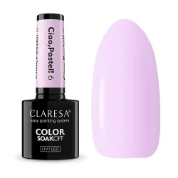 Claresa Lakier Hybrydowy Ciao, Pastel! 6 5g