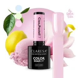 Claresa Lakier Hybrydowy Ciao, Pastel! 7 5g