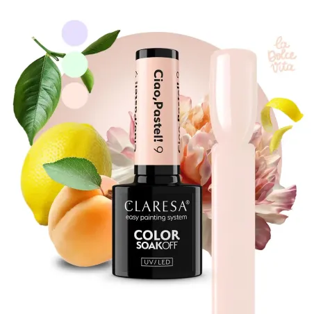 Claresa Lakier Hybrydowy Ciao, Pastel! 9 5g