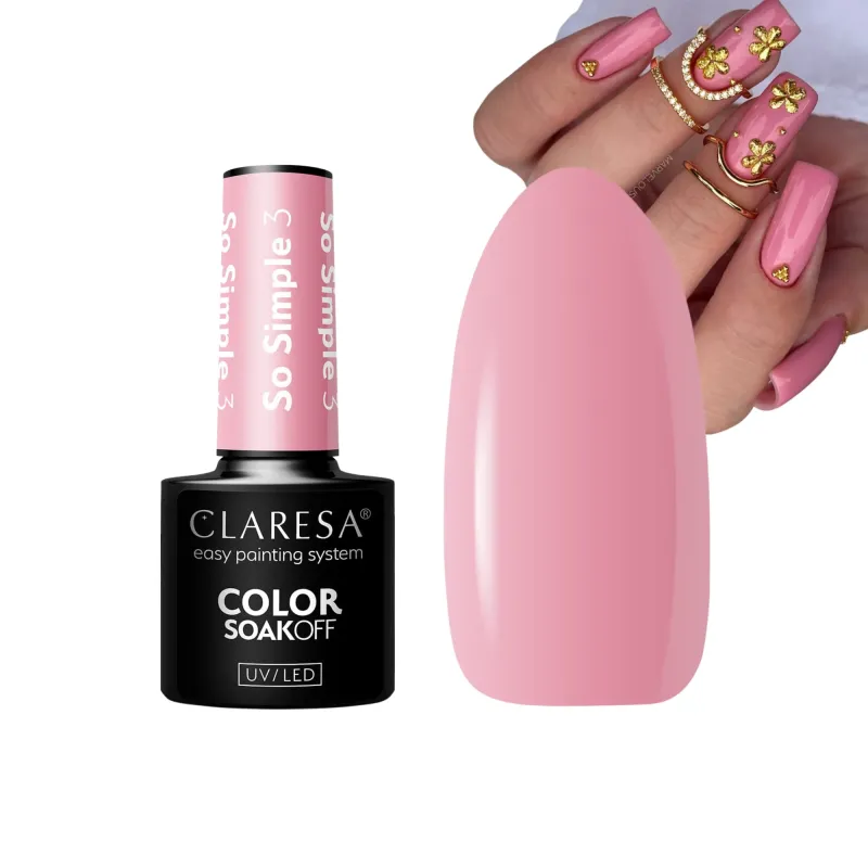 Claresa Lakier hybrydowy So Simple 3- 5g
