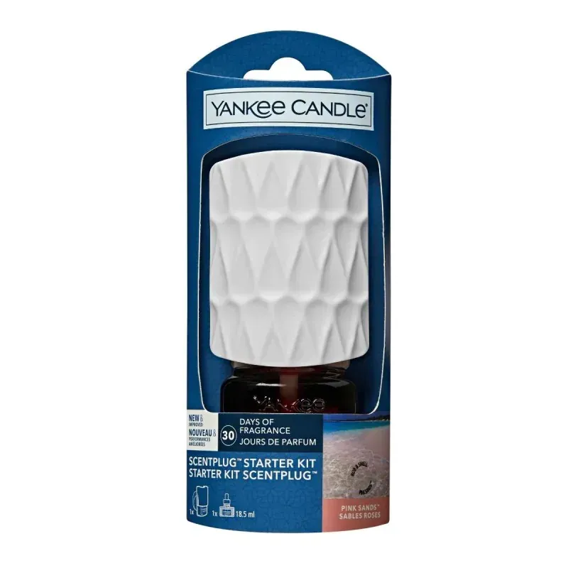 YANKEE CANDLE Elektryczny odświeżacz - zestaw startowy PINK SANDS