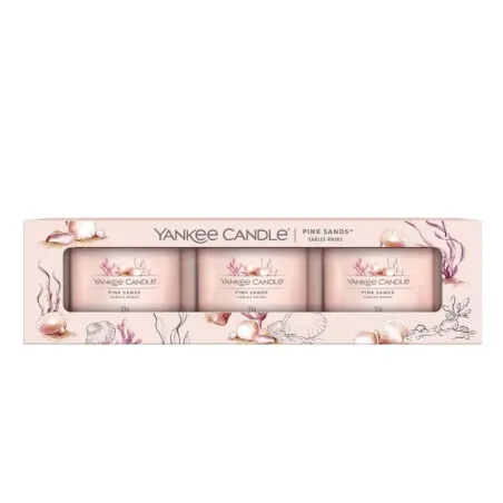 YANKEE CANDLE Świece mini - 3 pack PINK SANDS