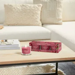 YANKEE CANDLE Świece mini - 3 pack BLACK CHERRY