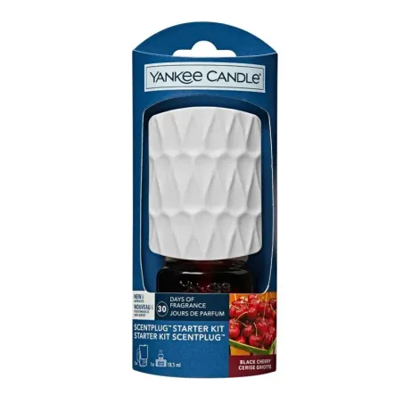 YANKEE CANDLE Elektryczny odświeżacz - zestaw startowy BLACK CHERRY
