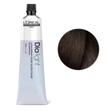 Loreal Dia Light, krem koloryzujący z kompleksem hialuronowym, 5.1, 60ml