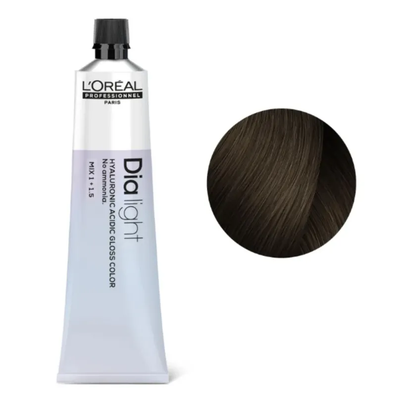 Loreal Dia Light, krem koloryzujący z kompleksem hialuronowym, 6.23, 60ml