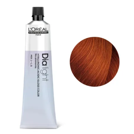 Loreal Dia Light, krem koloryzujący z kompleksem hialuronowym, 7.4, 60ml