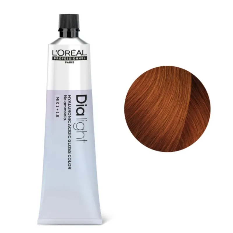 Loreal Dia Light, krem koloryzujący z kompleksem hialuronowym, 7.40, 60ml