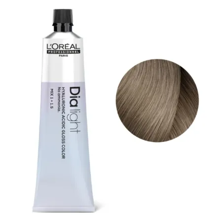 Loreal Dia Light, krem koloryzujący z kompleksem hialuronowym, 8.11, 60ml
