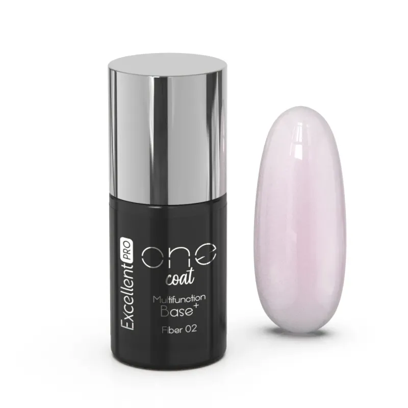 Excellent PRO One Coat Multifunction Fiber Base Delicate Pink 02 - 11g