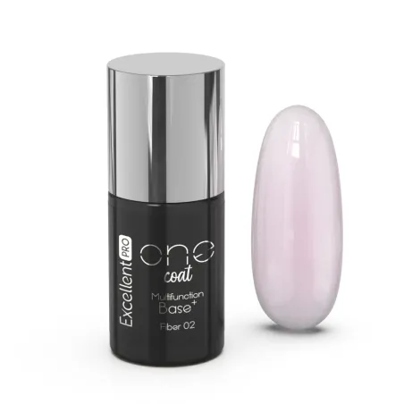 Excellent PRO One Coat Multifunction Fiber Base Delicate Pink 02 - 11g
