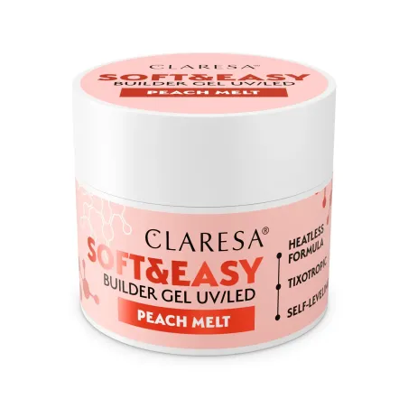 CLARESA SOFT&EASY PEACH MELT 45G -  ŻEL BUDUJĄCY