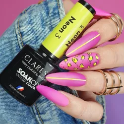 Claresa Lakier Hybrydowy NEON 3 – 5 g