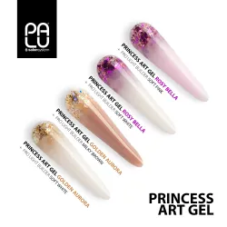 PALU PRINCESS ART GEL  ROSY BELLA - Żel do zdobień paznokci 10g