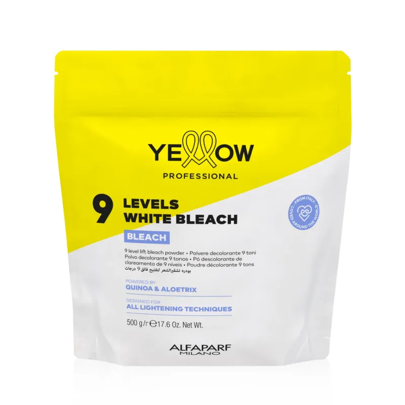 Yellow Professional Bleach -  puder rozjaśniający do 9 tonów - 500g