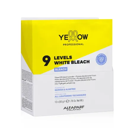Yellow Professional Bleach - puder rozjaśniający do 9 tonów - 12x50g