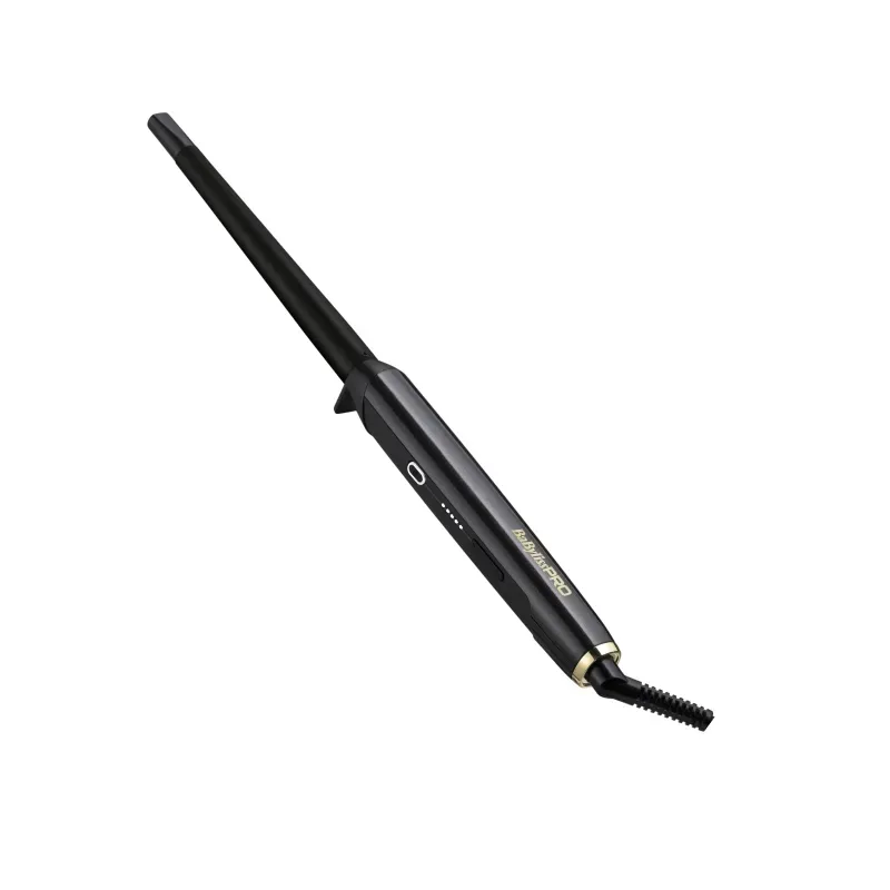 BaByliss PRO Ceramic Black Oxide BAB2481E - Lokówka Stożkowa Do Włosów, 32-19 mm