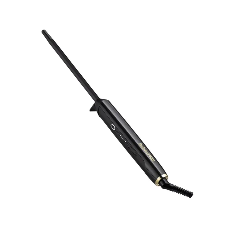 BaByliss PRO Ceramic Black Oxide BAB2489E - Długa Lokówka Do Włosów, 10mm