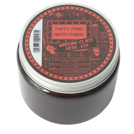 Pan Drwal - Puffy Punk - Working Class Hero - Matowa Pomada do Włosów - Barbersize 500ml