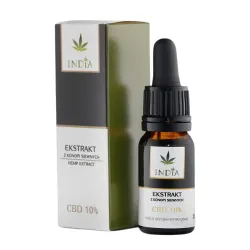 INDIA ekstrakt z konopi siewnych stężenie CBD 10% 10 ml