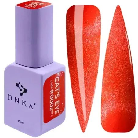 DNKA Color Gel Polish 0002 Cats Eye 80s - Lakier hybrydowy 12ml