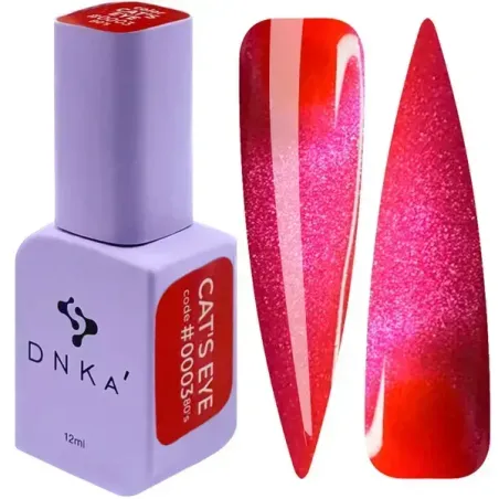 DNKA Color Gel Polish 0003 Cats Eye 80s - Lakier hybrydowy 12m