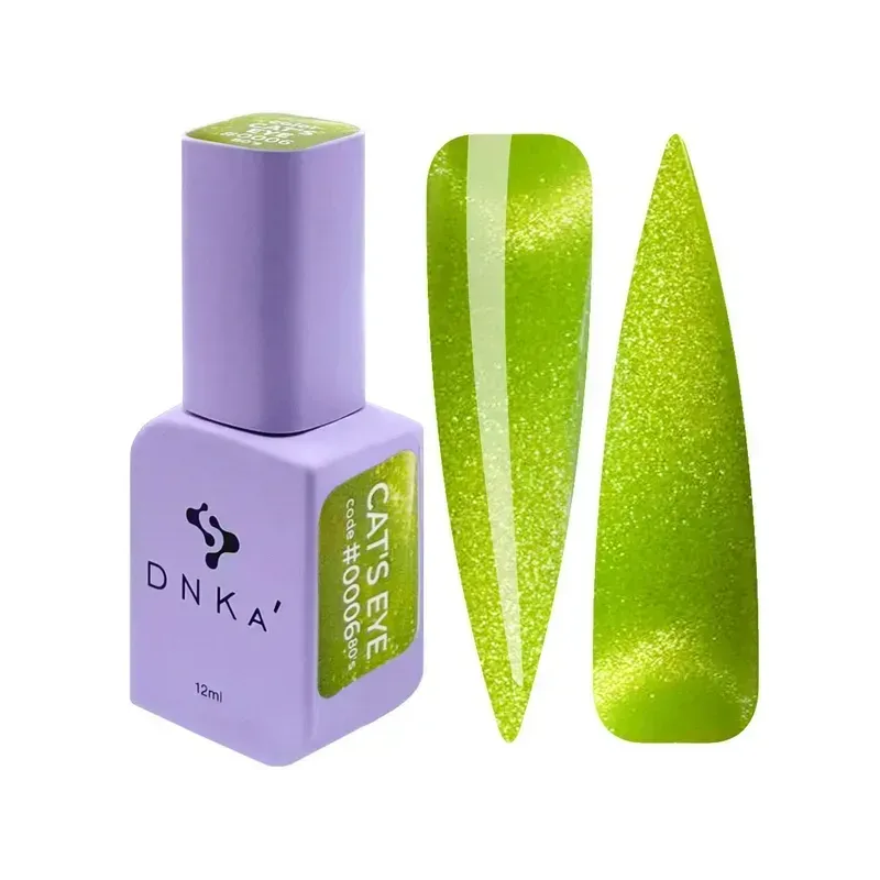 DNKA Color Gel Polish 0006 Cats Eye 80s - Lakier hybrydowy 12ml